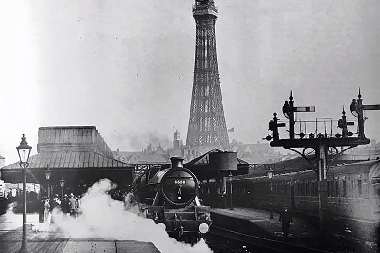 Watching the steam trains arriving and departing from Blackpool Central was a favourite memory