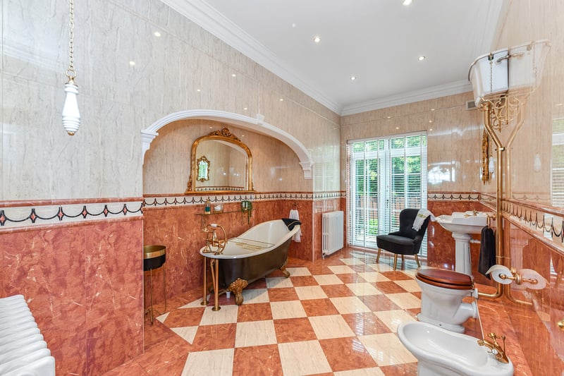 One of the property's four bathrooms 