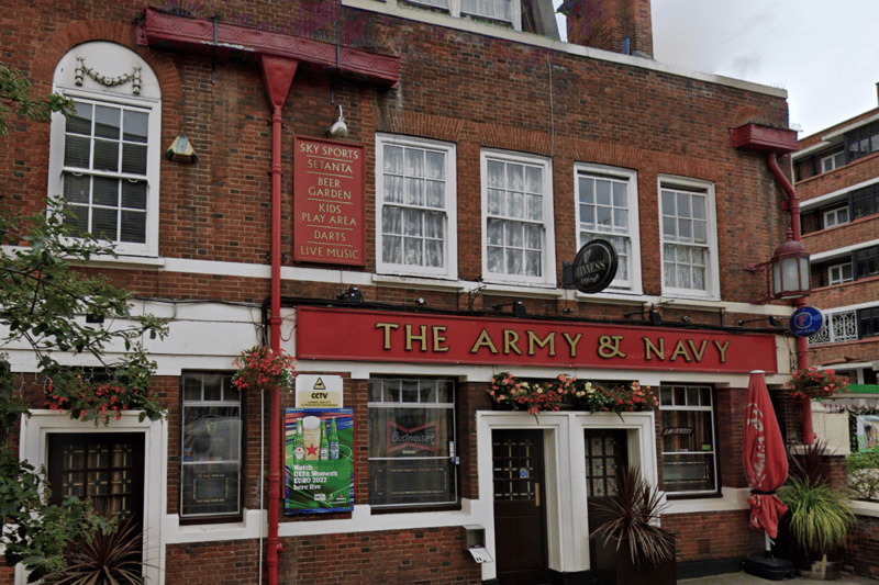 The gig where Donny tried to entertain football loving punters was filmed at the Stoke Newington spot.