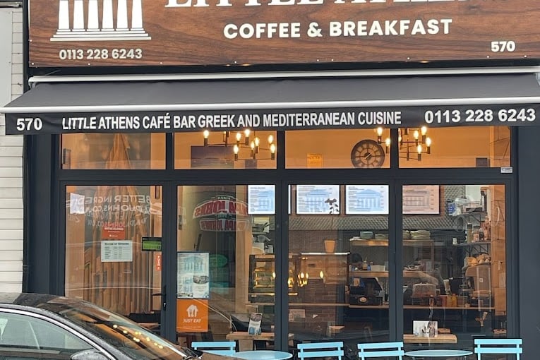 Little Athens Cafe, located on Meanwood Road, has a rating of 5.0 stars from 104 Google reviews. A customer at Little Athens Cafe said: “Food was absolutely amazing! Came so quickly after we ordered, was so tasty and such good value for money. We got the LA eggs and I can't wait to have it again!”
