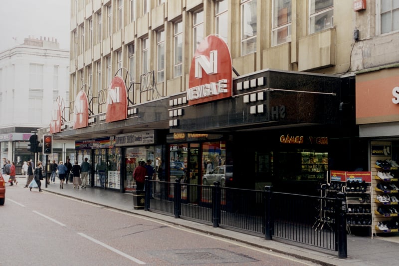  A view of the exterior of Newgate Shopping Centre Clayton Street Newcastle upon Tyne taken in 1996. The photograph has been taken from the opposite side of Clayton Street.