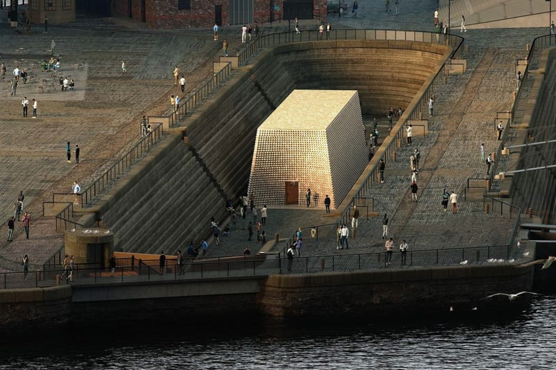 The South Dry Dock will feature a space for contemplation and reflection.