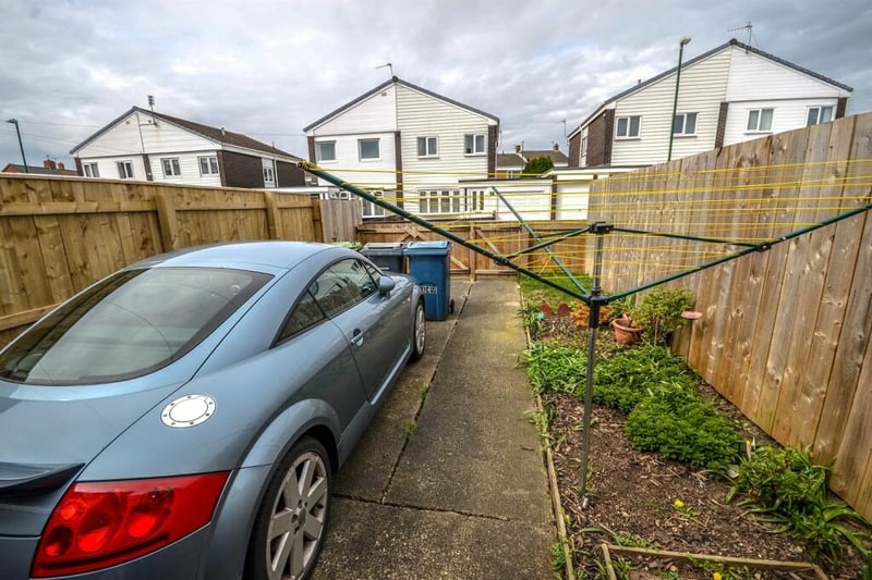 The property's rear garden offers anyone buying the home the chance to have access to off street parking.