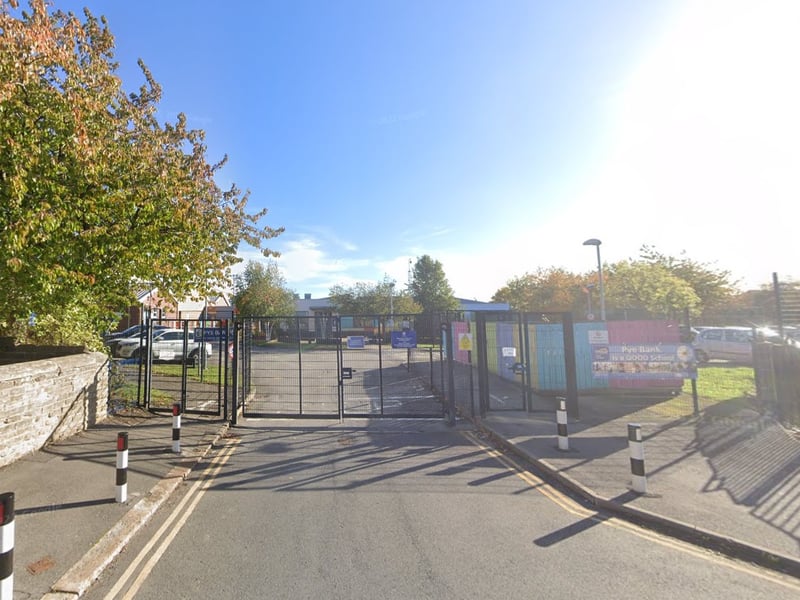 The Pye Bank CofE Primary School, on Andover Street, handed out 20 suspensions during the 2021-22 academic year.