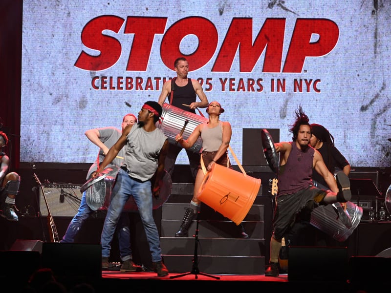 Created by Steve McNicholas and Luke Cresswell, Stomp first appeared in Edinburgh at the Assembly Rooms in 1991. The idea of producing percussion with a range of household object was a winner, selling out performances and being names the Daily Express's Best Show of the Fringe. Since then they've appeared everywhere from The Muppet Show to President Bill Clinton's Millenium celebrations, launched numerous global tours, created their own IMAX film and have had a Broadway residency for more than 25 years.