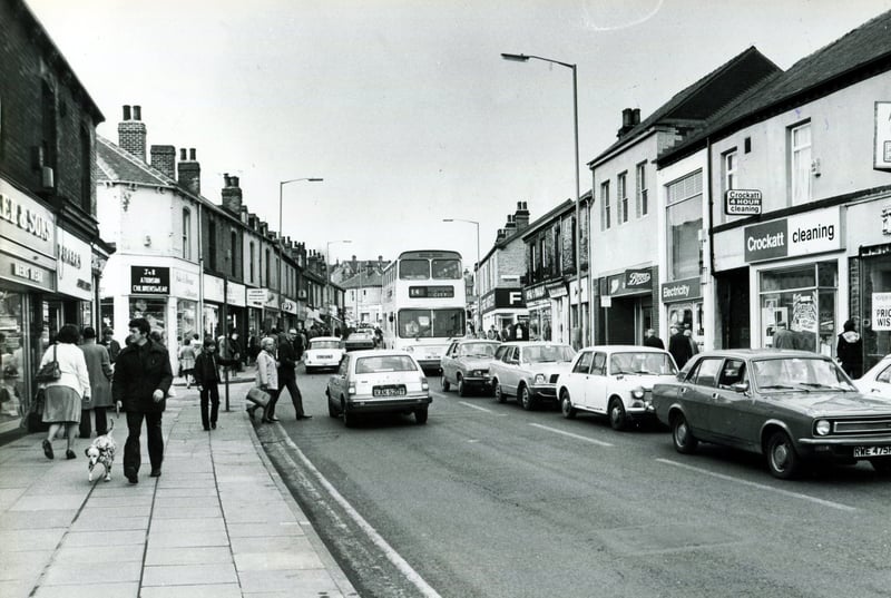 Shops in Hillsborough in 1982