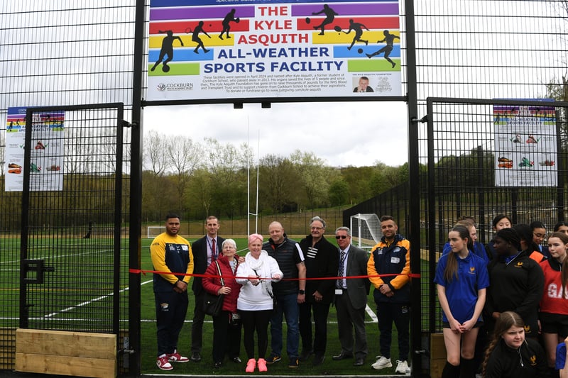 Kyle's mum, Tracey, said "We are so grateful to the school for how much they all do in Kyle’s memory. The new facility provides a lovely legacy for our son who loved his sport.”