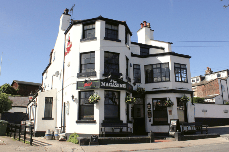 The Magazine Hotel is one of the Wirral's oldest pubs, with its building dating back to 1759. Located within the Magazines Conservation Area, the pub has an open fireplace 
and beer garden.