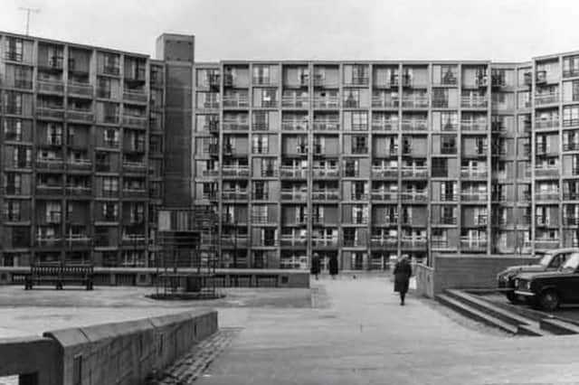 Sheffield's Park Hill flats in 1972