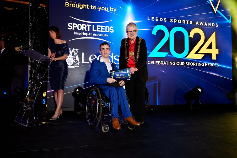Lucas Town Young was highly commended in the disability sportsperson category.