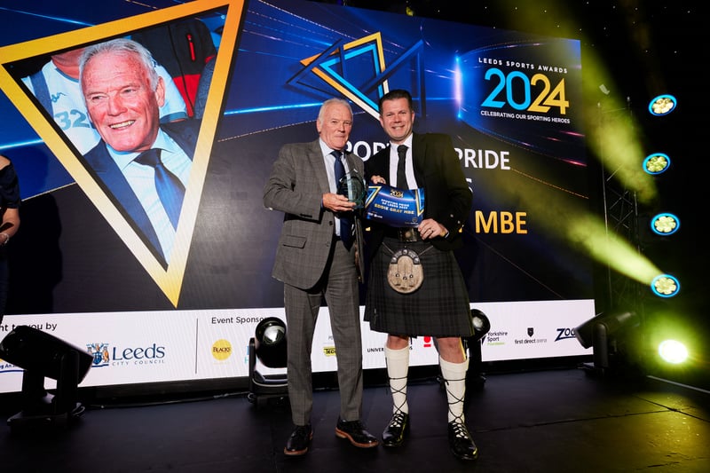 Eddie Gray MBE was celebrated in the Sporting Pride of Leeds category.