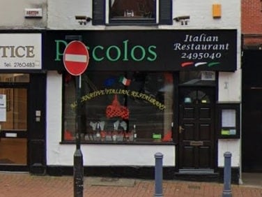 Piccolos is an authentic family-run Italian restaurant on Convent Walk, just off Glossop Road, in Sheffield city centre. It has an average score of 4.7 stars from 512 Google reviews.