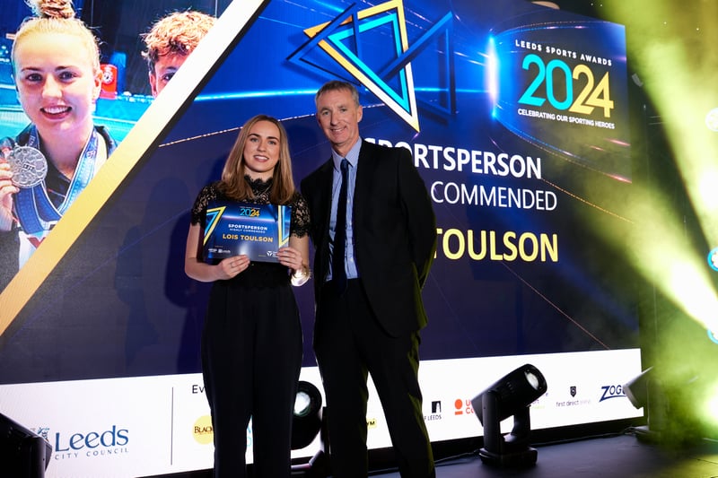 Lois Toulson was highly commended in the sportsperson category.