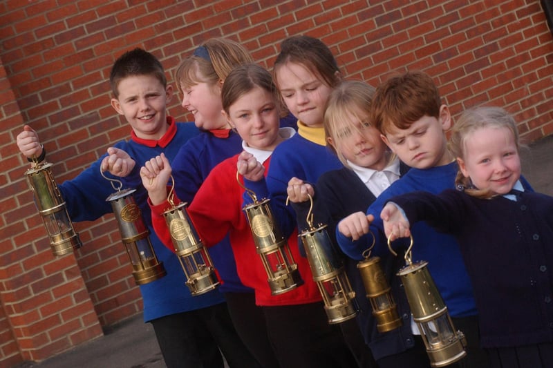 The school took part in a mining heritage project in January 2006 and colliery lamps were a part of it.
