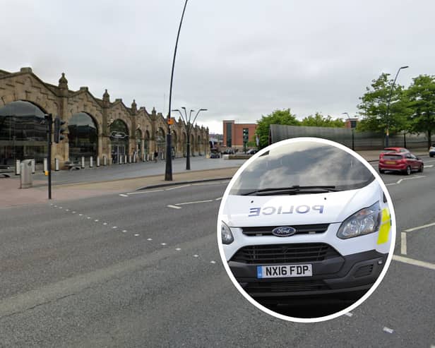 Police in Sheffield are appealing for witnesses after a hit-and-run outside the railway station