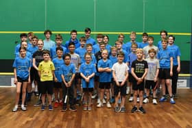 Young members of Abbeydale Squash Club