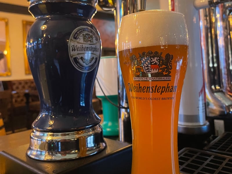 Blackfriars in Glasgow's Merchant City is great spot for a pint after work. We recommend ordering up a pint of Weihenstephaner that is a popular pour in the pub. 