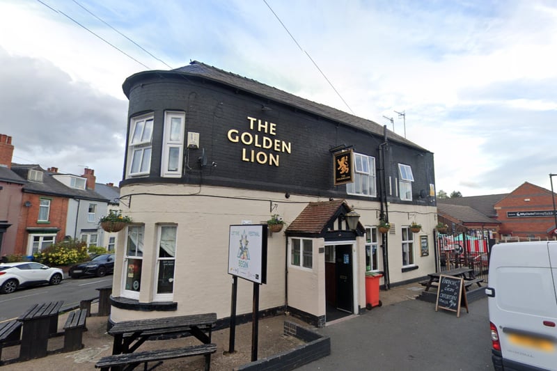 Golden Lion at 69 Alderson Road,  Highfield, Sheffield; rated three on November 14 2023