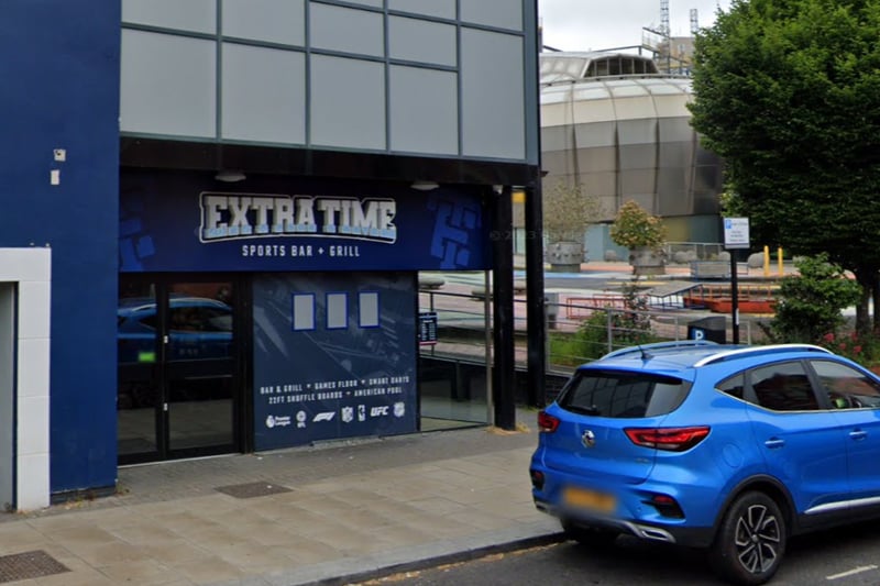 Extra Time Kitchen@Extra Time Sports Bar at 60 Brown Street, Sheffield; rated three on March 15 2024.