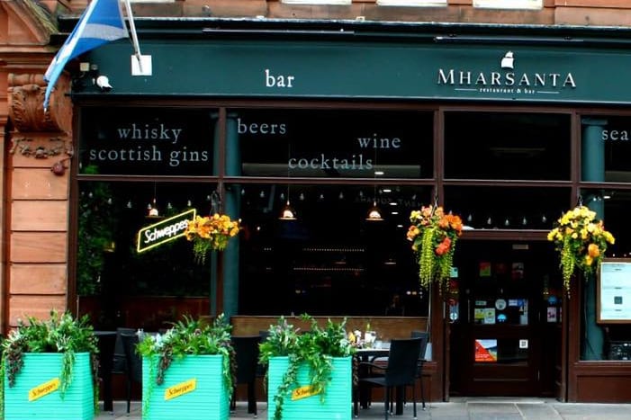 Another great spot to head to in Glasgow's Merchant City to dine alfresco is Mharsanta to who pride themselves on serving authentic Scottish dishes. 26 Bell St, Glasgow G1 1LG. 