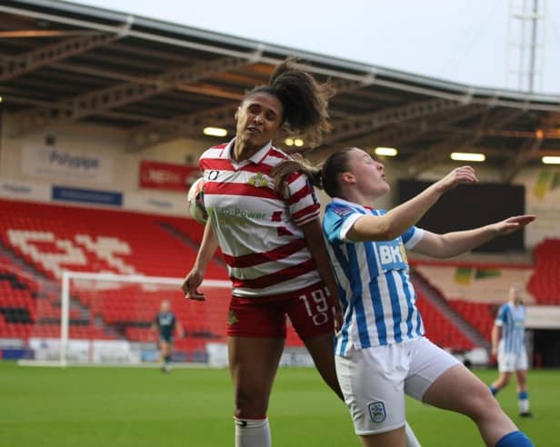 Last season’s final was also between the Huddersfield Town and Doncaster Belles. Credit: Chris Wharton Images

