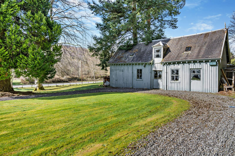 Exterior: Its 1.75-acres of grounds are surrounded by hills and close to the flow of the River Garry. There is a paved seating area and the coach house has planning permission in place.
Contact: Strutt & Parker on 0745820125668