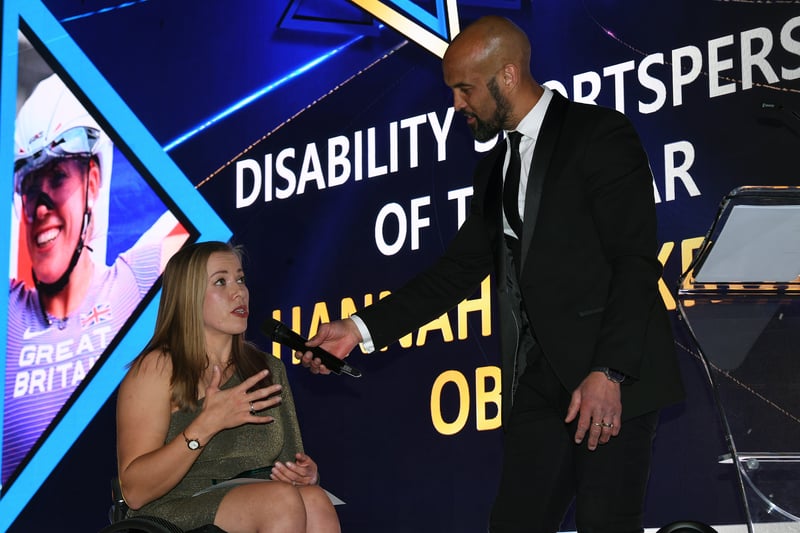 Jamie Jones-Buchanan chats with disability sportsperson Hannah Cockcroft.