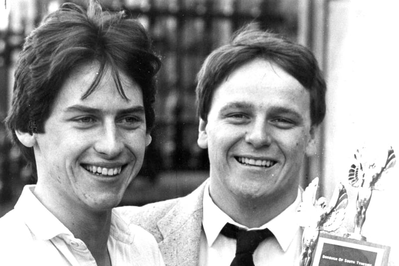 Colin McVay (left), and James Moore both 19, were voted apprentices of the year by South Tyneside Council in 1981