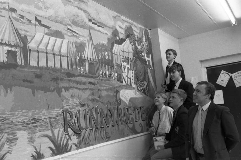 It wasn't a case of horrible history at Pennywell School in 1990 where pupils painted murals to help with lessons.
But did you love a piece of the past?
