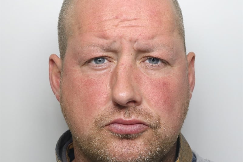 Mark Sykes, 39, was jailed for three years after admitting charges of outraging public decency, assault, racially-aggravated assault, three counts of assault on an emergency worker, ABH and failing to answer bail. In one incident in February, Sykes sunk his teeth into the arm of an officer at a police station in Leeds, having already lashed out at two officers.