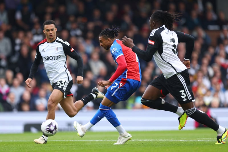 Really had his work cut out today with Olise and Munoz matching him for pace - and not many can. He energised the Fulham rejuvenation with his determination before the break, as he so often does.