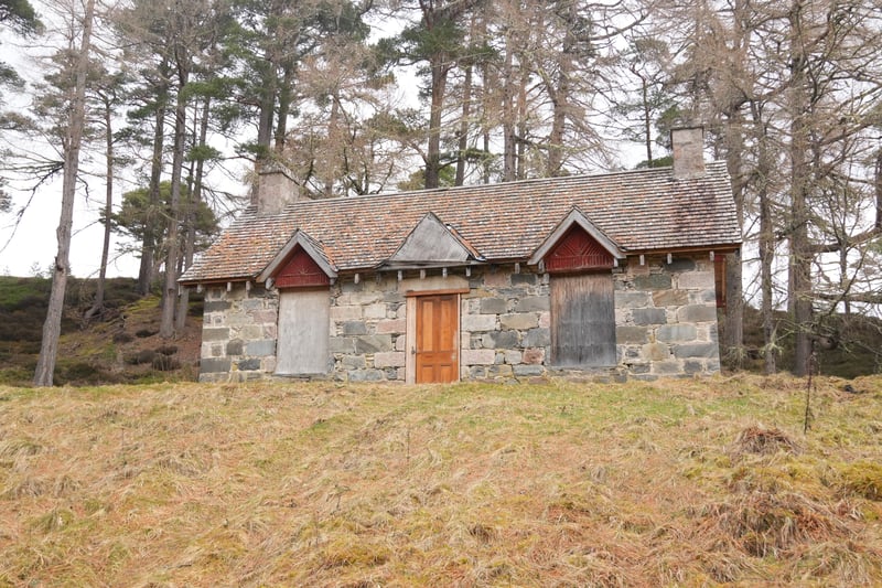 Queen Victoria's picnic lodge is nestled among woodland on the Mar Lodge Estate at the Linn of Quoich in the heart of the Cairngorms. The single storey three-bay simple rustic cottage is said to date back to the 1850s. The property, which is currently on the buildings-at-risk register, is undergoing repair and maintenance work. Some of the renovations include installing a large, wooden picnic table and benches to furnish the space, which can fit up to about 20 people 'at a squeeze.' The works are due to be finished this summer so visitors to the estate and enjoy picnicking in it once again. 
