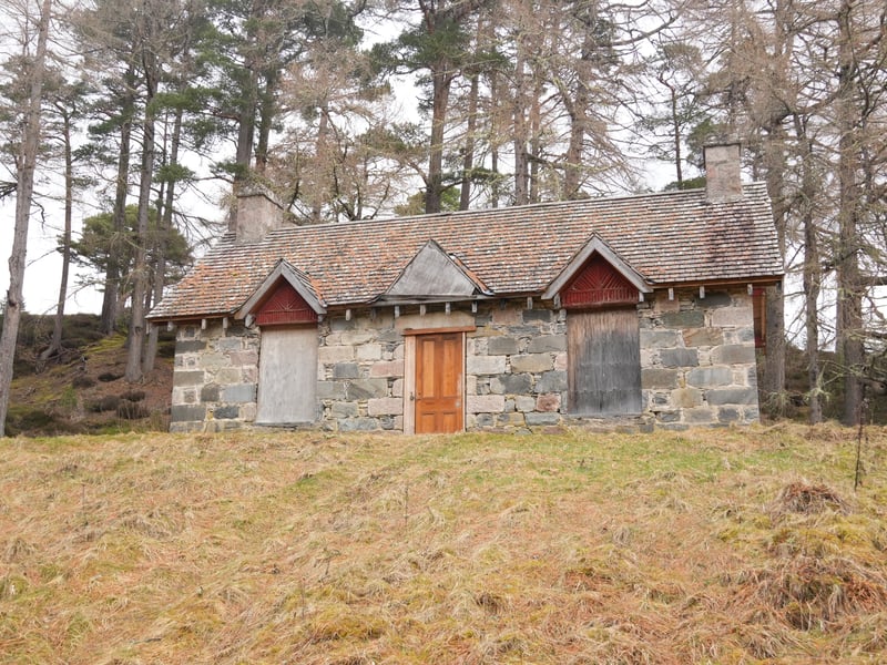 Queen Victoria's picnic lodge is nestled among woodland on the Mar Lodge Estate at the Linn of Quoich in the heart of the Cairngorms. The single storey three-bay simple rustic cottage is said to date back to the 1850s. The property, which is currently on the buildings-at-risk register, is undergoing repair and maintenance work. Some of the renovations include installing a large, wooden picnic table and benches to furnish the space, which can fit up to about 20 people 'at a squeeze.' The works are due to be finished this summer so visitors to the estate and enjoy picnicking in it once again. 