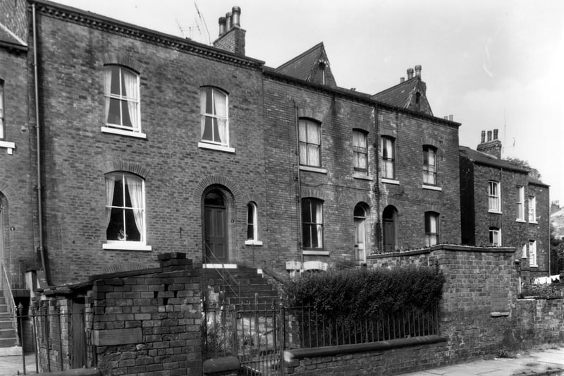 A section of Back Blundell Street pictured in September 1960.