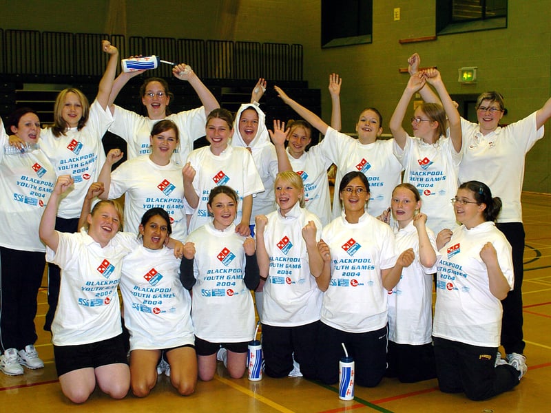 Primary Schools badminton at Blackpool Youth Games at Stanley Park (Blackpool Sports Centre). St Georges CE High School pupils who acted as team leaders.