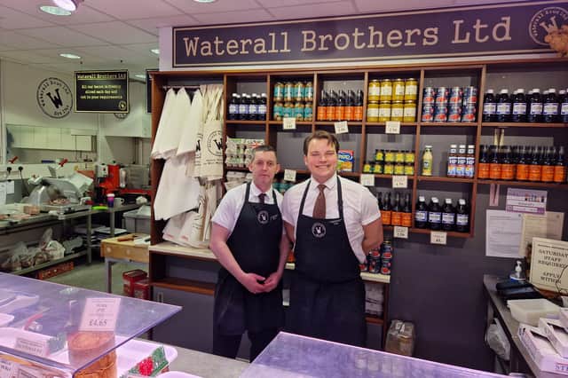 Dan Wade, right, who works at Waterall Brothers butchers, recalled how Sheffield's old Castle Market was 'freezing' in the winter and 'boiling' in the summer