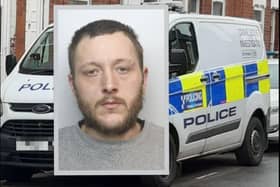 Russell Marsden, 28, of Buckingham Court, Wakefield has been jailed for two robberies including a knifepoint robbery of a woman in Barnsley as she returned home from an evening out in Sheffield with friends. Photo: South Yorkshire Police
