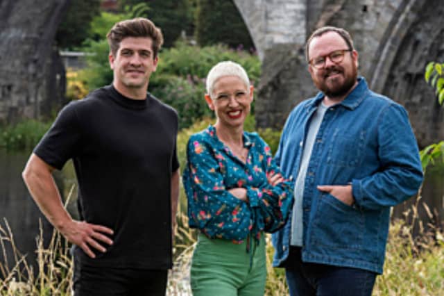 Scottish Home of the Year judges Danny Campbell, Anna Campbell Jones and Banjo Beale.