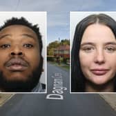 Officers executed a raid at the property of Shakeen Christian and Sophie Massey on Dagnam Crescent, Manor Top, Sheffield, on February 8, 2024, a South Yorkshire Police spokesperson said