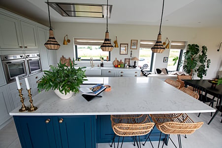 The design inspiration for Casa Barra combines Scottish country living with Maria's Latin American roots.