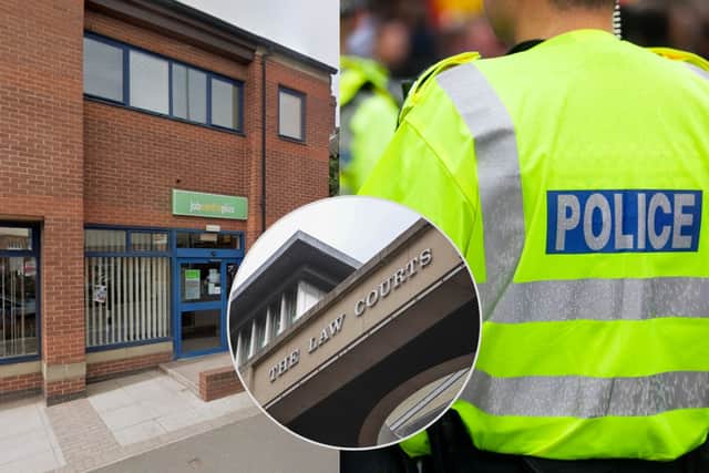 Prosecutor Michael Greenhalgh told Sheffield Crown Court that William Dennis gave a staff member at the Maltby Jobcentre cause for concern when he repeatedly told her he ‘had a bomb’ and claimed to have ‘made an IED’. Police subsequently searched his Maltby home