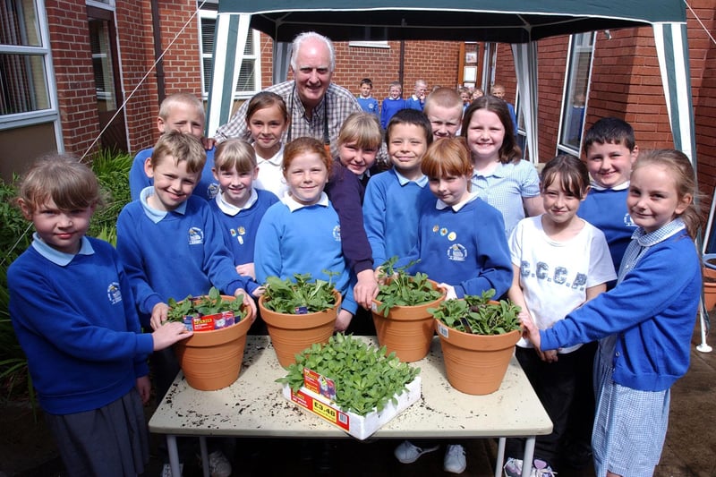 John Laverty from the Washington branch was at Glebe Primary School to help Year 3 pupils learn about the environment 21 years ago.