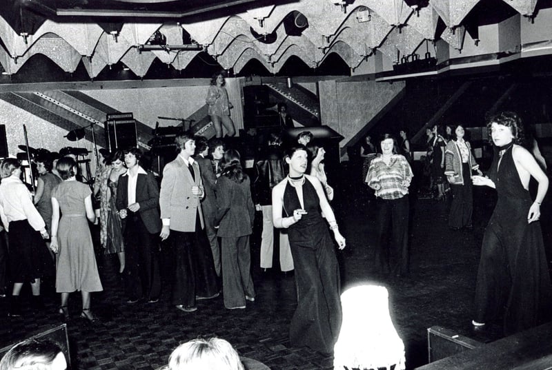 Baileys nightclub, Sheffield, in March 1977