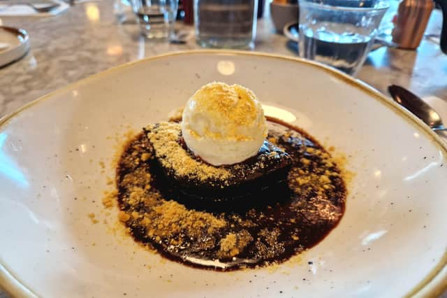 The Salted Chocolate Butterscotch Brownie was definitely a sweet treat - enough to launch you into a food coma.