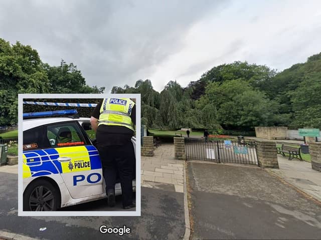 Police say they have had reports of youths who are causing concerns near Endcliffe Park Sheffield, and are going to step up patrols. Photo: Google