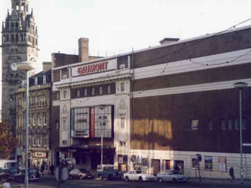 The Gaumont Cinema, Barkers Pool, Sheffield City Centre, in 1985, just prior to demolition
