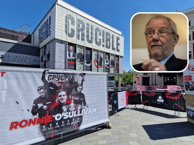 Former Sheffield MP and sports minister, Richard Caborn (photo: Lauren Hurley/PA Wire). The Crucible is home to World Snooker until 2027.
