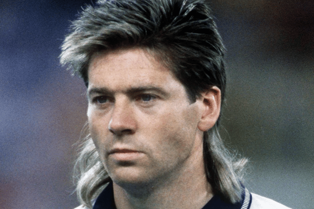 Former England player Chris Waddle during the World Cup 1990