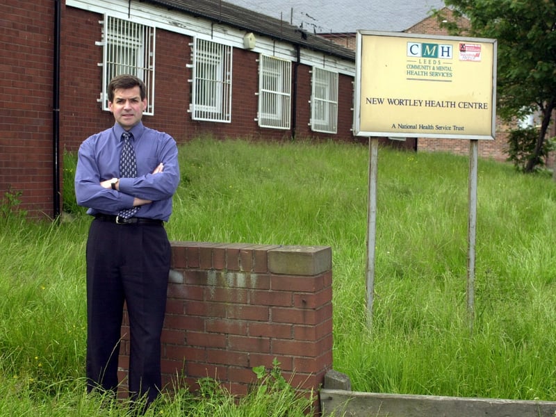 Dr Robert Addlestone who was fed up with the uncut grass outside New Wortley Health Centre making the whole area look dirty and messy. He is pictured in June 12001.