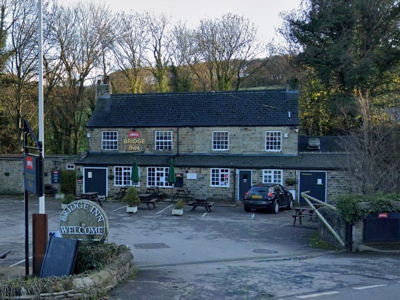 The Bridge Inn, on Ridgeway Moor, Ridgeway, has an idyllic setting in a pretty village near the confluence of The Moss and the Robin Brook, and close to Ford Wheel Dam, with some great scenic walks on its doorstep. It has a 4.2/5 rating from 397 Google reviews, with one customer calling it a 'great little country inn' which served the 'best food we have had in a pub for a long time'.